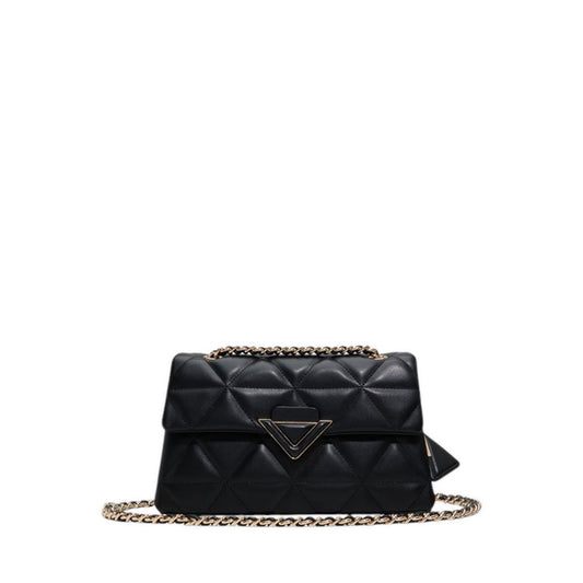 Softpuffquilt Cross Body Bag - Black