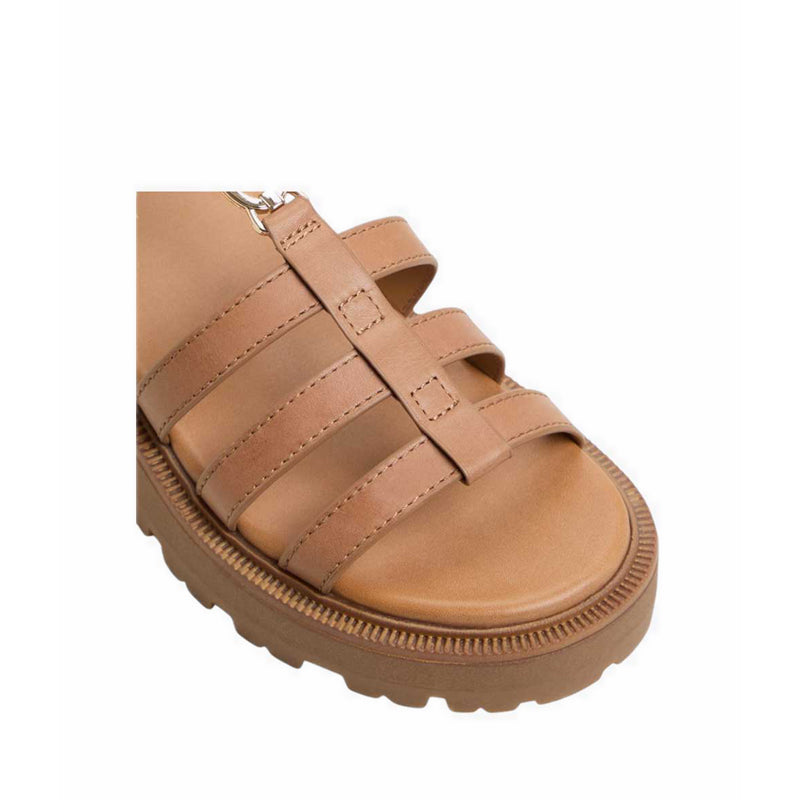 Lamington Women's Heeled Sandals - Medium Brown