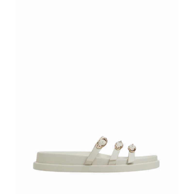 Zephyra Women's Footbed Sandals - White
