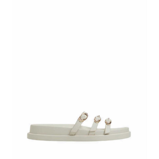 Zephyra Women's Footbed Sandals - White