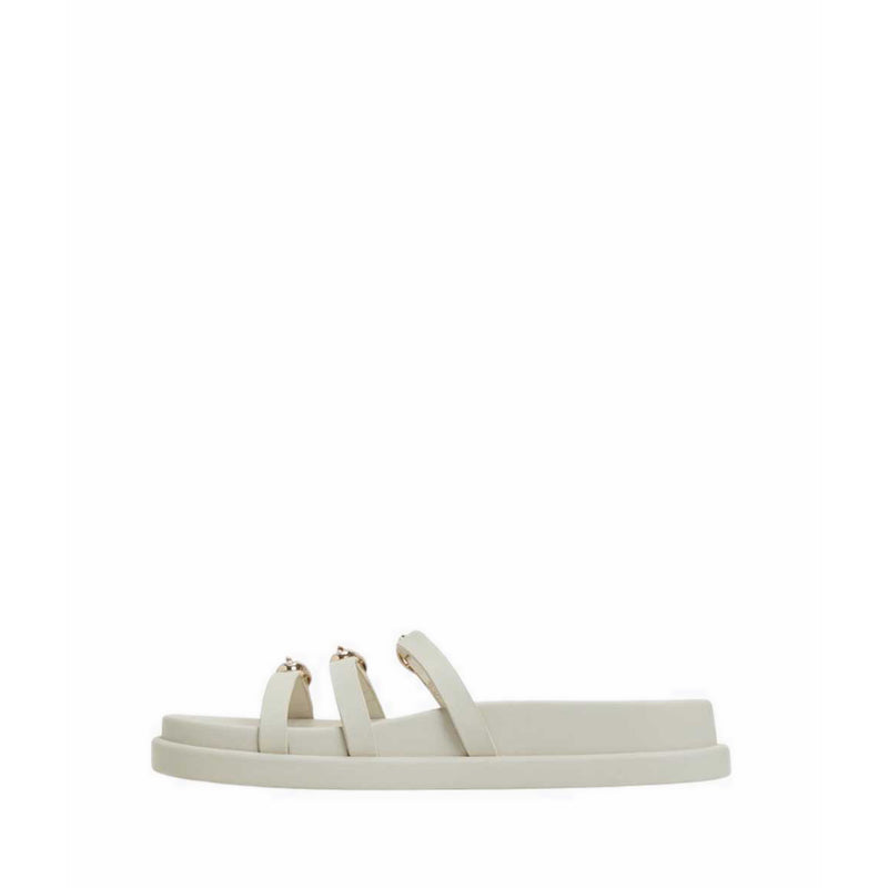 Zephyra Women's Footbed Sandals - White