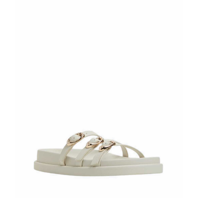 Zephyra Women's Footbed Sandals - White