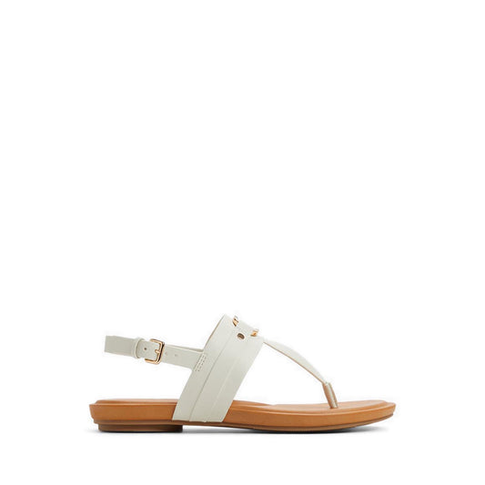 Taylen Women's Flat Sandals - White/Bone