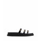Zephyra Women's Footbed Sandals - Black