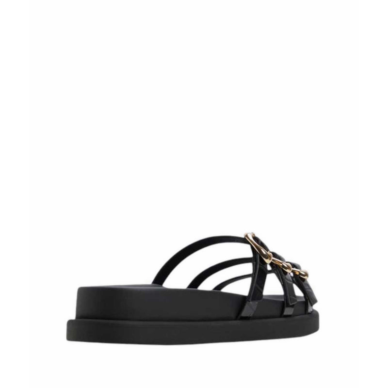 Zephyra Women's Footbed Sandals - Black
