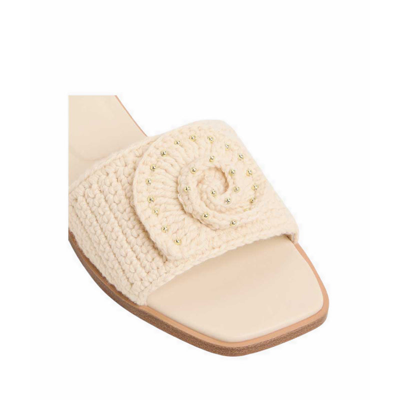 Sabbia Flat Sandals - Light Beige