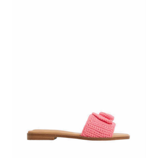 Sabbia Flat Sandals - Medium Pink