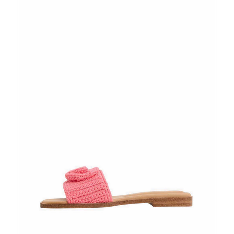 Sabbia Flat Sandals - Medium Pink