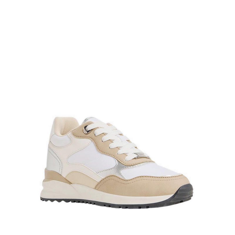 Pellex Women's Wedge Sneakers Beige Combo