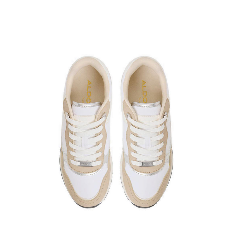 Pellex Women's Wedge Sneakers Beige Combo