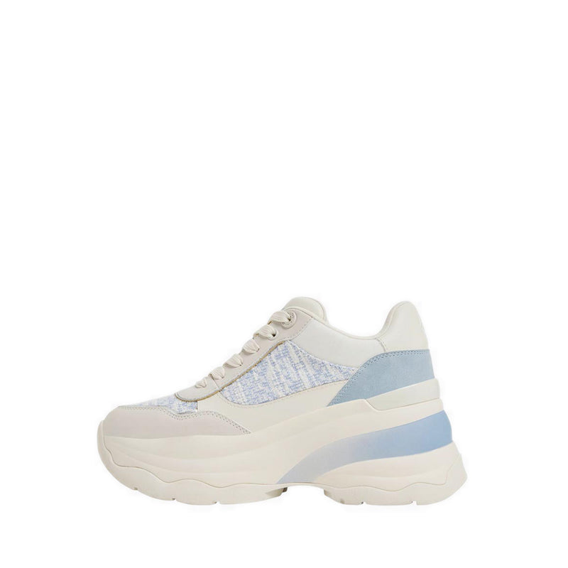 Rexson Women's Wedge Sneakers Blue Combo