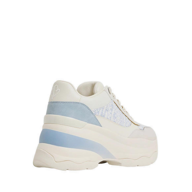 Rexson Women's Wedge Sneakers Blue Combo