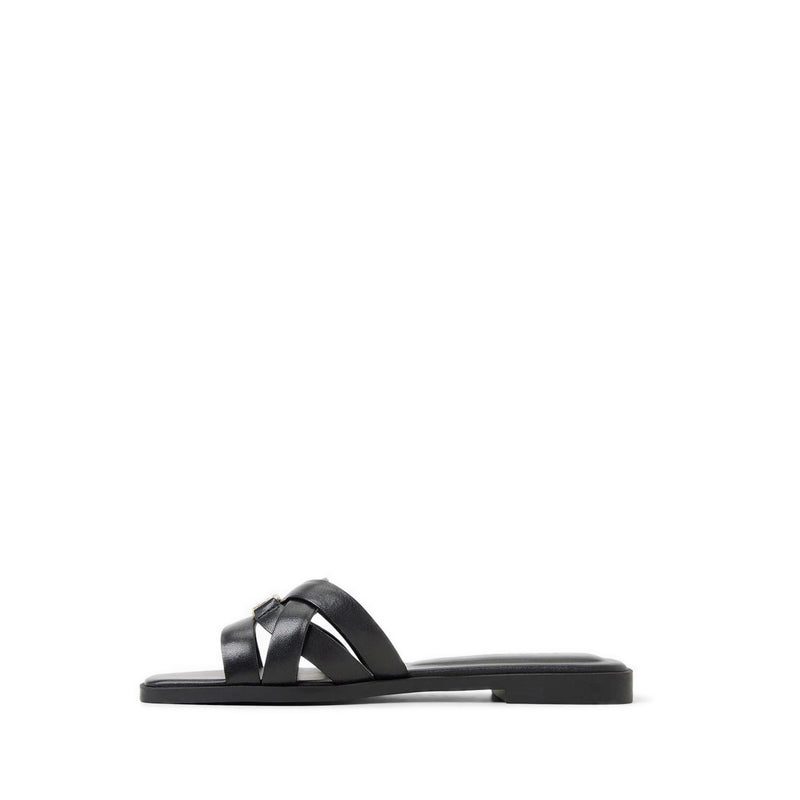 Jennaleriel -In Women's Flat Sandals Black