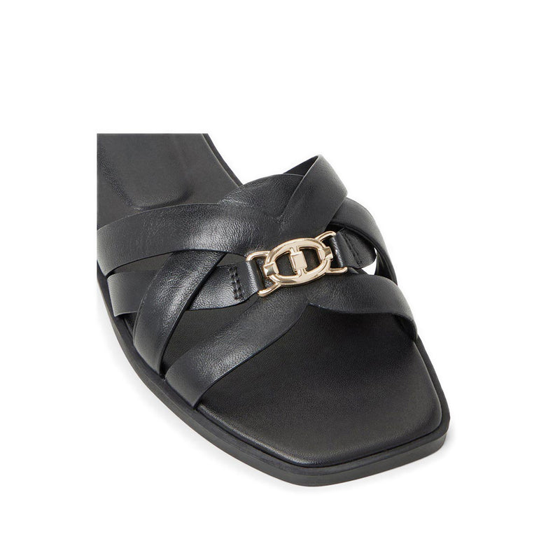 Jennaleriel -In Women's Flat Sandals Black