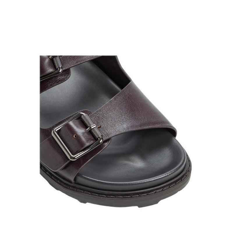 Kyro Men's Flat Sandals - Brown