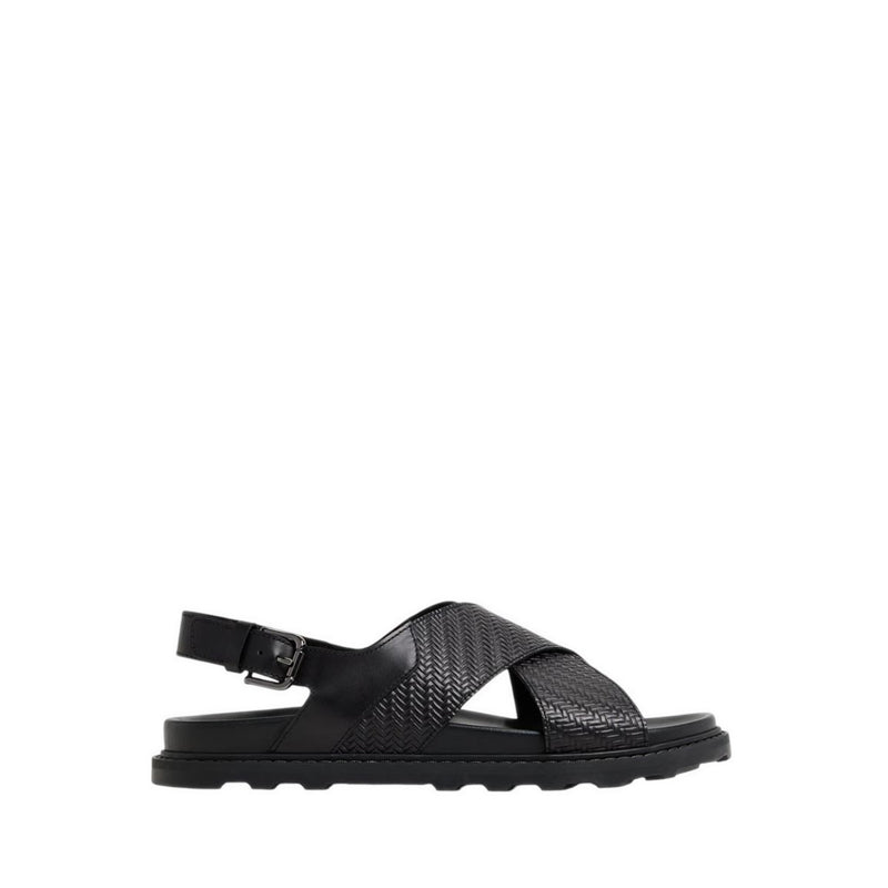 Silvo Men's Flat Sandals - Black
