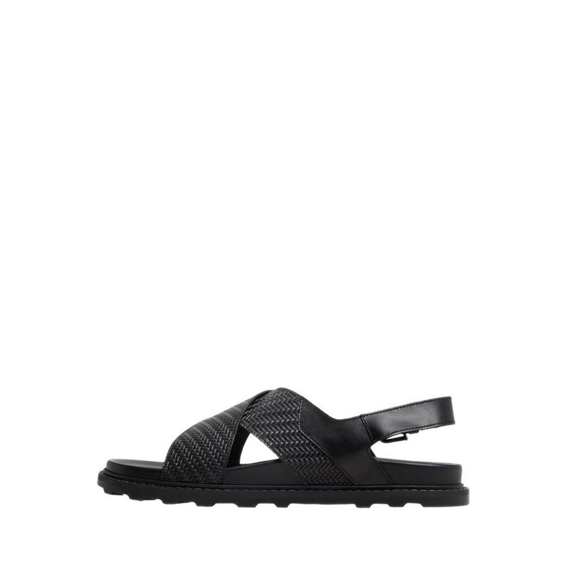 Silvo Men's Flat Sandals - Black