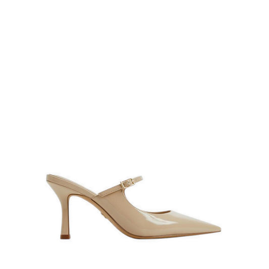 Cincinnati Women's Heeled Mules - Medium Beige