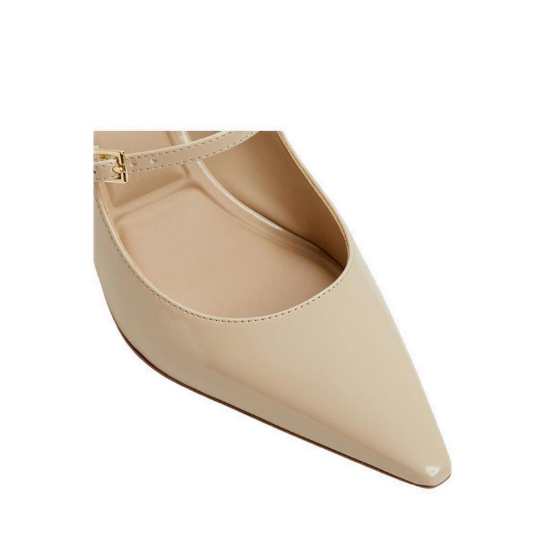 Cincinnati Women's Heeled Mules - Medium Beige