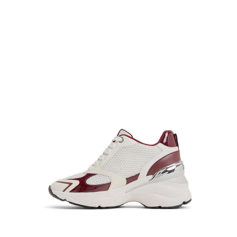 Brejos Women's Wedge Sneakers White Combo