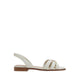 Nydirarin Women's Flat Sandals - White/Bone