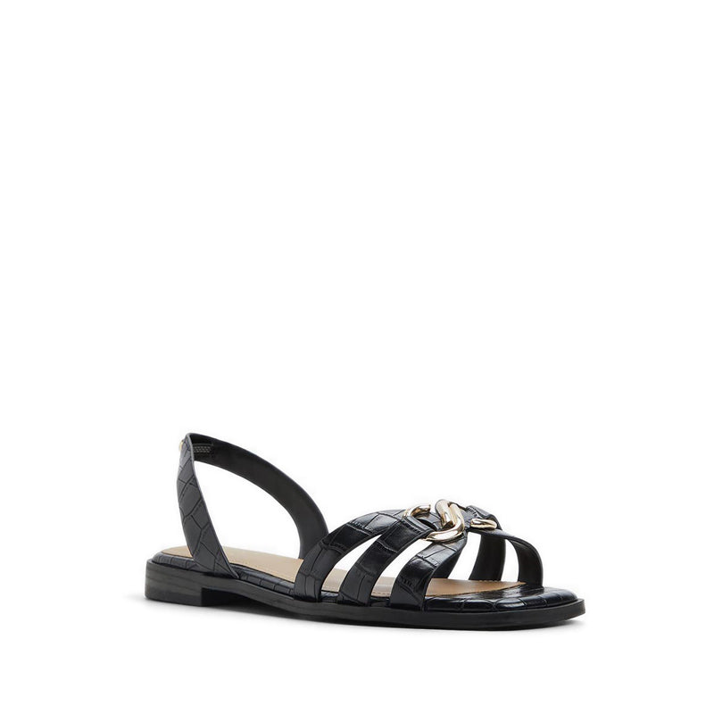 Nydirarin Women's Flat Sandals - Black