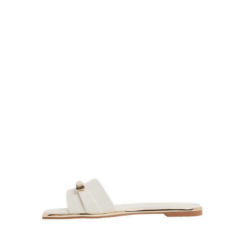 Darlina Women's Flat Sandals - White/Bone