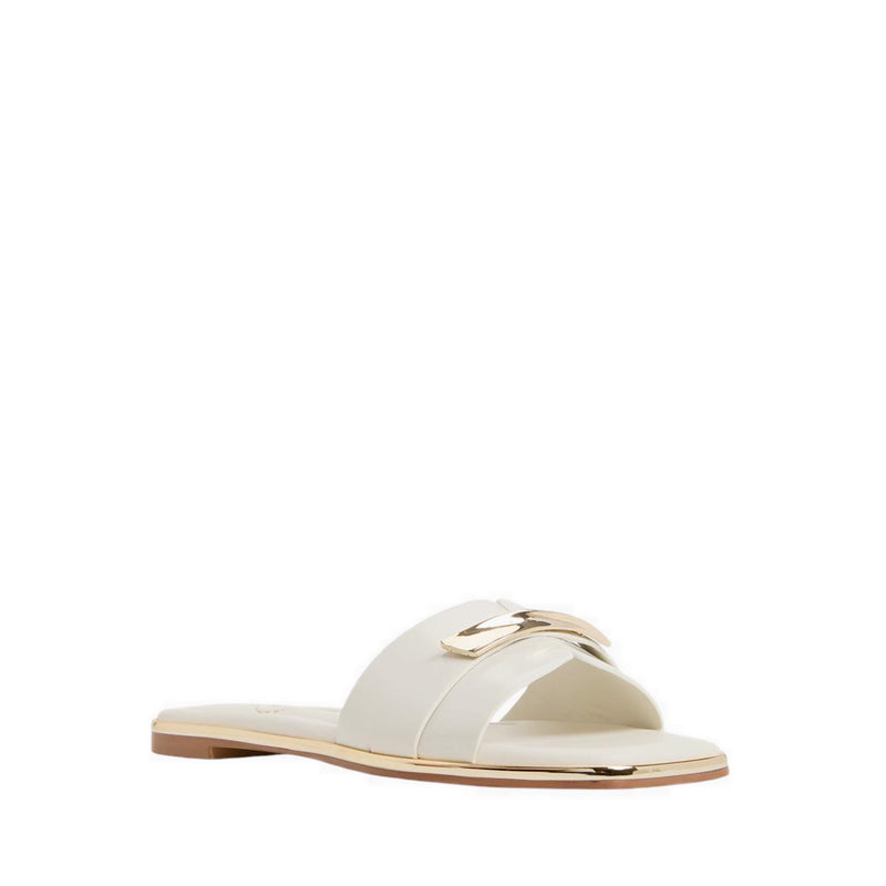 Darlina Women's Flat Sandals - White/Bone