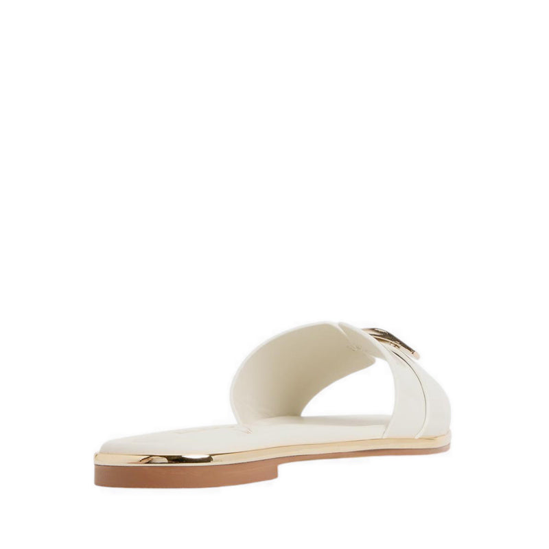Darlina Women's Flat Sandals - White/Bone
