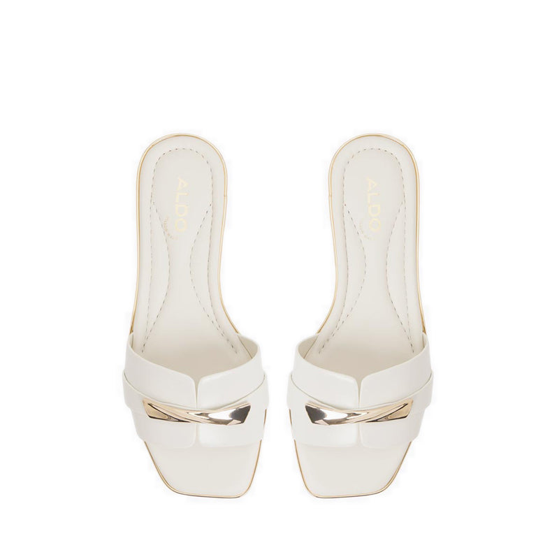 Darlina Women's Flat Sandals - White/Bone