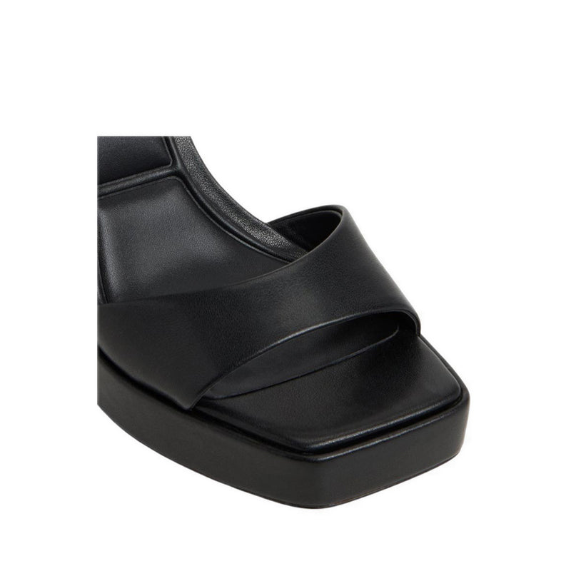 Lothon Women's Heeled Sandals - Black