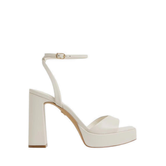 Lothon Women's Heeled Sandals - White/Bone