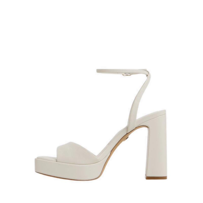 Lothon Women's Heeled Sandals - White/Bone