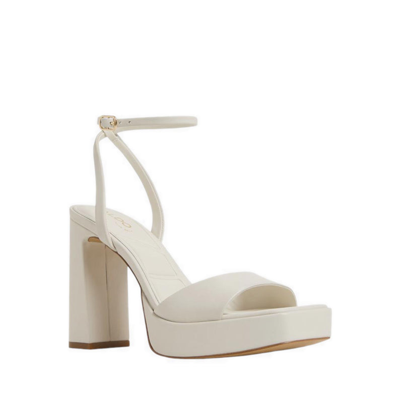 Lothon Women's Heeled Sandals - White/Bone