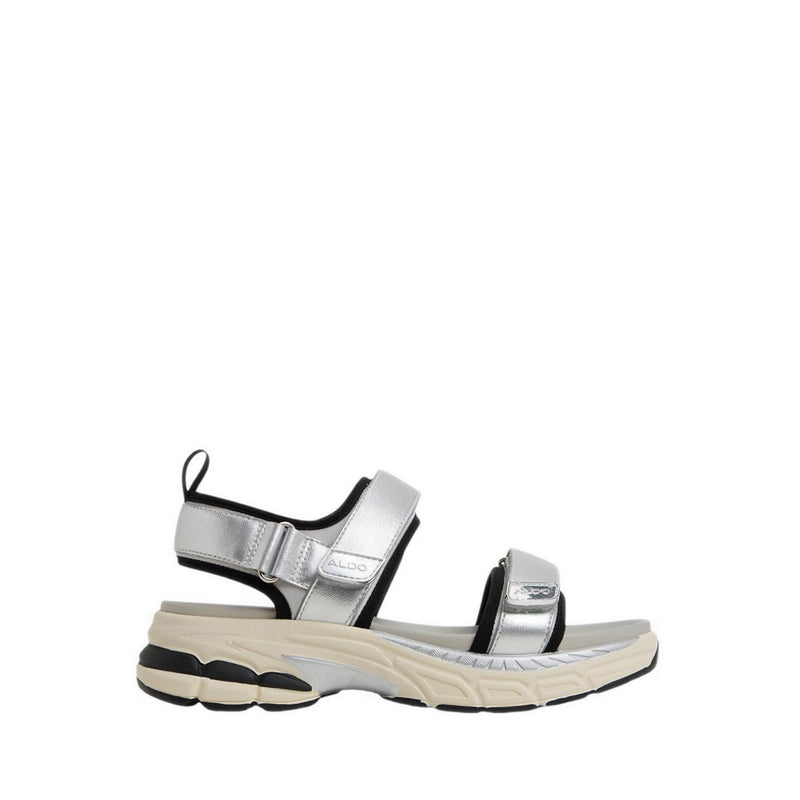 Aldo Sportysndl Women's Wedge Sandals - Silver