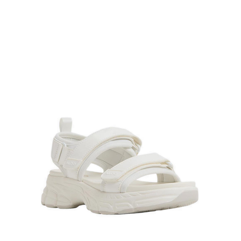 Aldo Sportysndl Women's Wedge Sandals - White