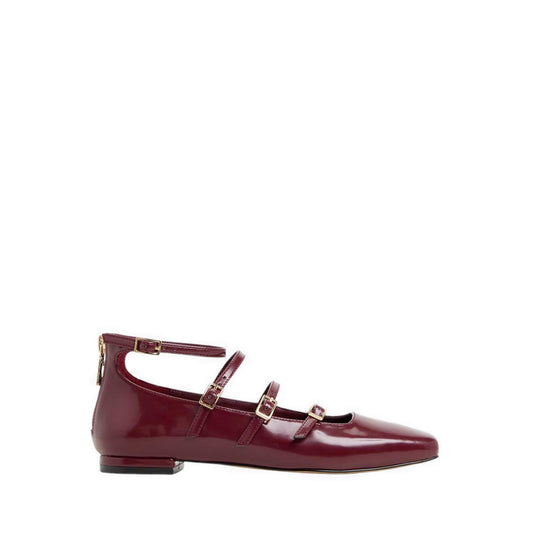 Nelta Women's Mary Janes - Burgundy