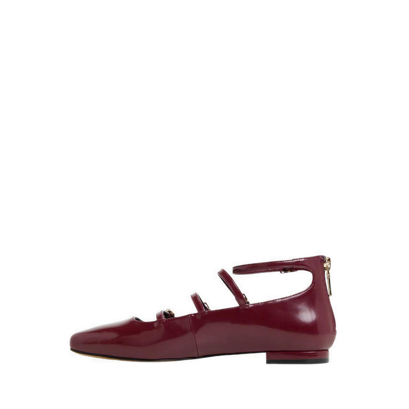 Nelta Women's Mary Janes - Burgundy