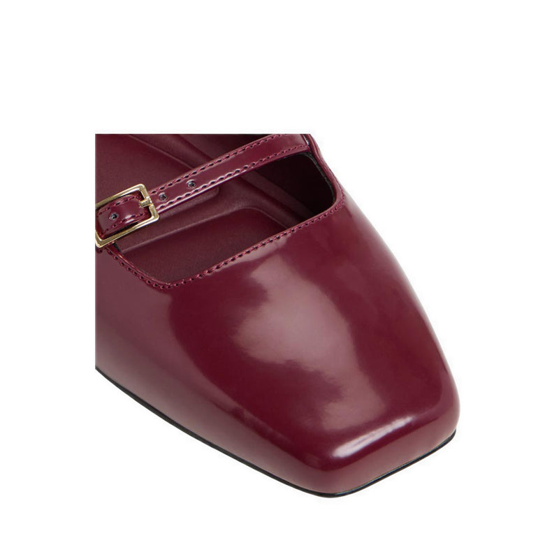 Nelta Women's Mary Janes - Burgundy