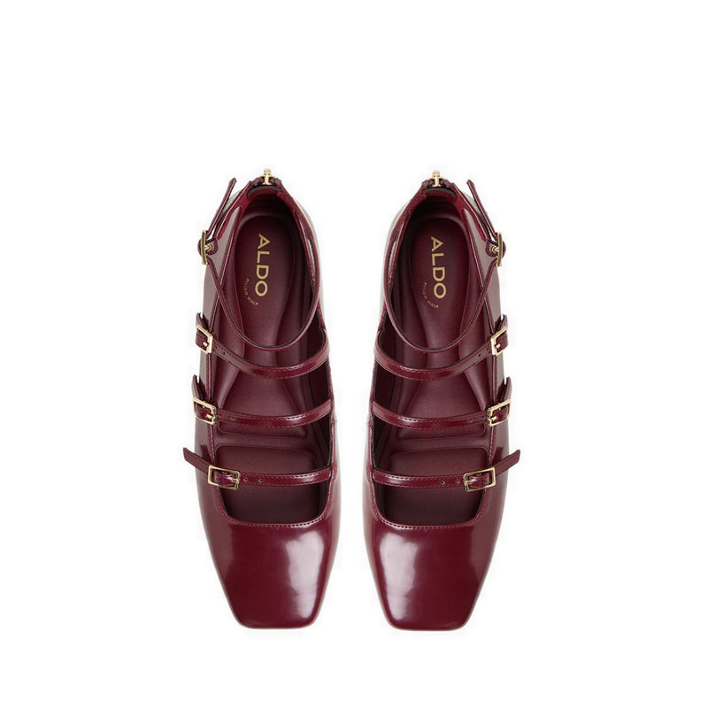 Nelta Women's Mary Janes - Burgundy
