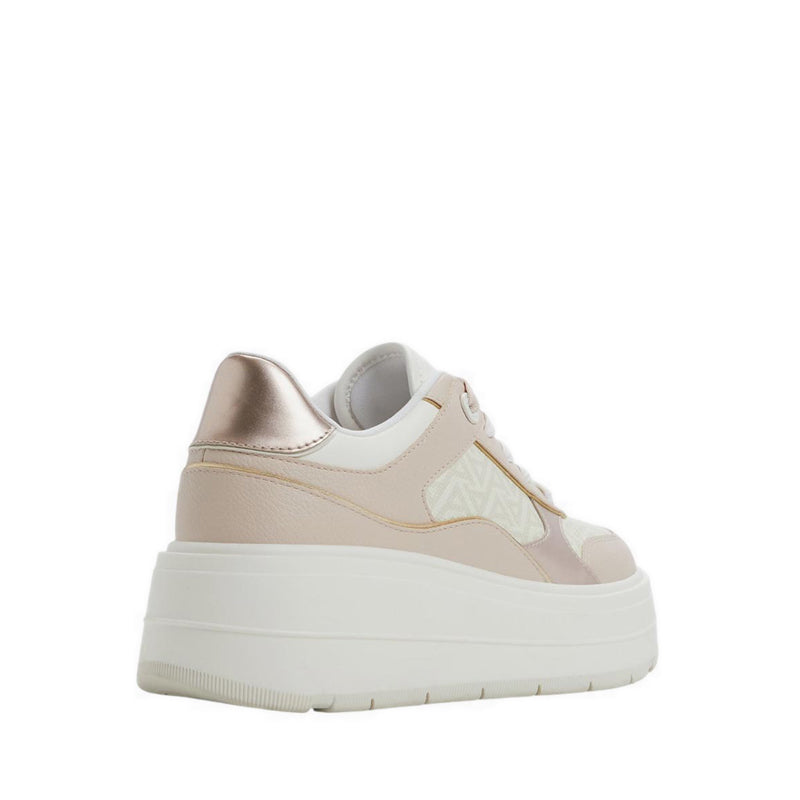 Whallian Women's Wedge Sneakers - Open Pink
