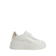 Whallian Women's Wedge Sneakers - White