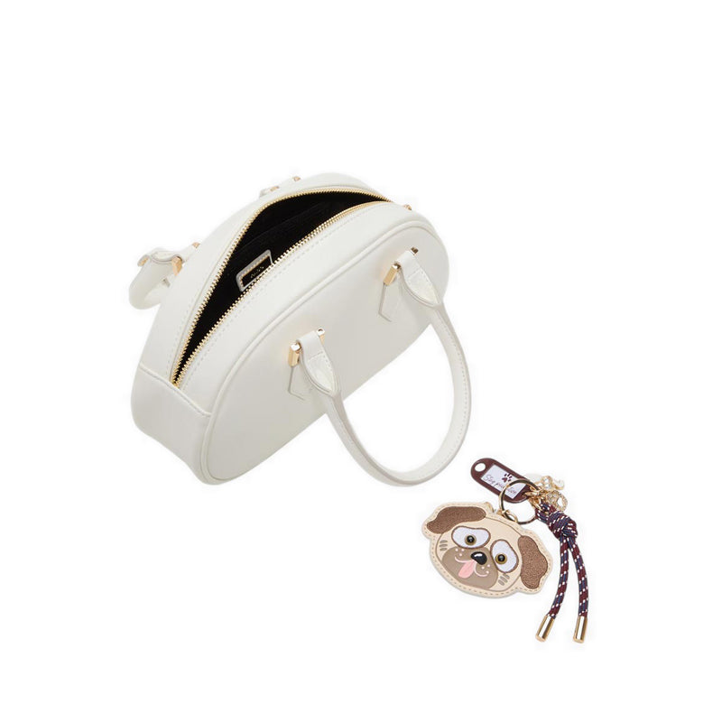 Bffhandbag Women's Satchel Bag - White