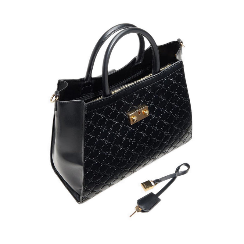 Crelally Women Satchel Bag - Black