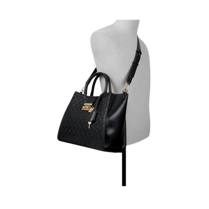 Crelally Women Satchel Bag - Black