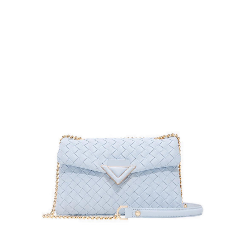 Softwoven Women's Cross Body Bag - Light Blue