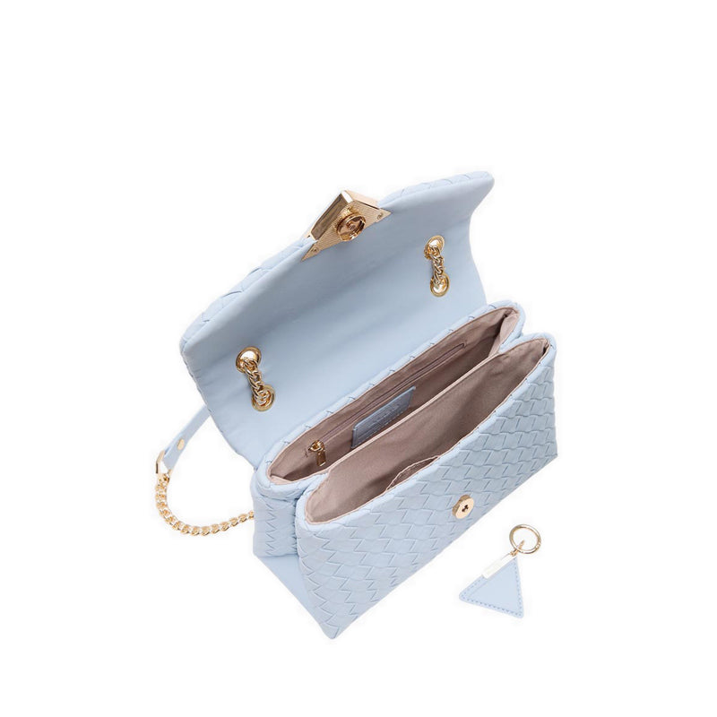 Softwoven Women's Cross Body Bag - Light Blue