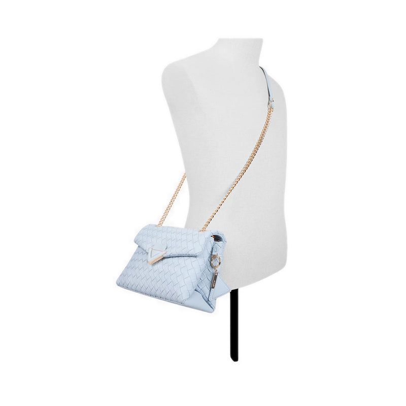 Softwoven Women's Cross Body Bag - Light Blue