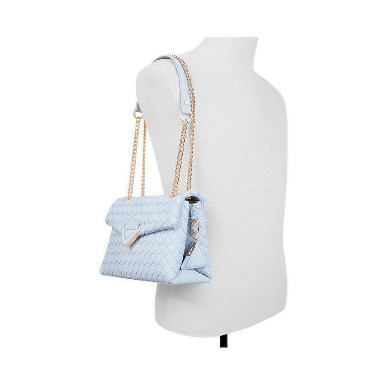 Softwoven Women's Cross Body Bag - Light Blue