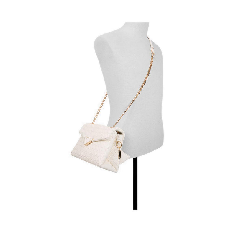 Softwoven Women's Cross Body Bag - White